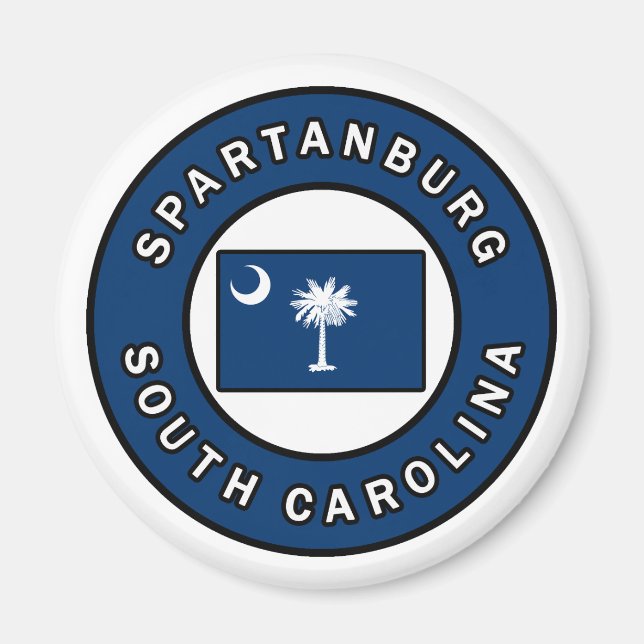 Spartanburg South Carolina Magnet (Front)