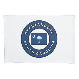 Spartanburg South Carolina Pillowcase