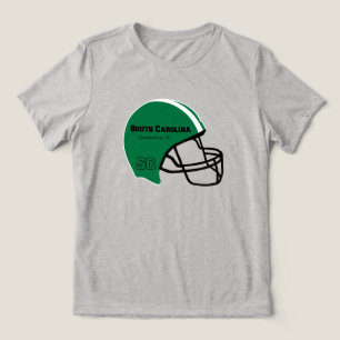 Spartanburg South Carolina SC Football Helmet Tri-Blend Shirt
