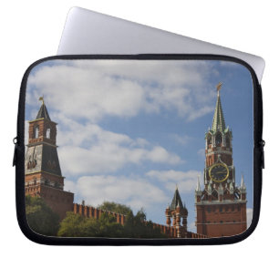 Spasskaya Tower in Red Square, Moscow, Russia Laptop Sleeve