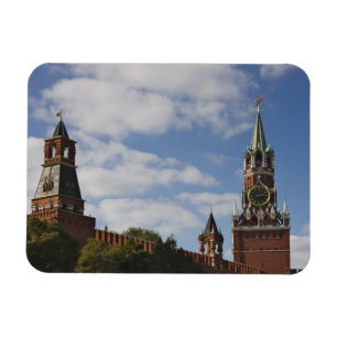 Spasskaya Tower in Red Square, Moscow, Russia Magnet