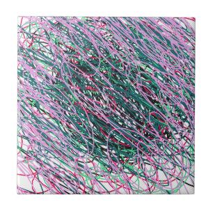 Spastic Yarn Ceramic Tile