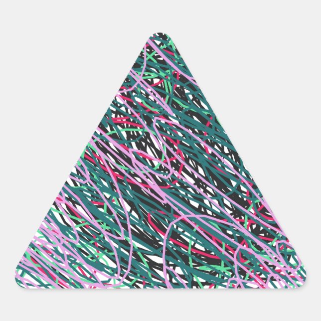 Spastic Yarn Triangle Sticker (Front)