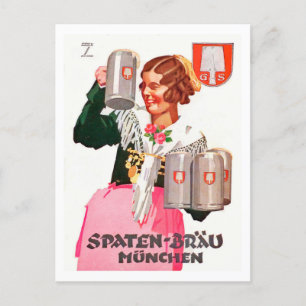 Spaten Bräu - Hohlwein Postcard