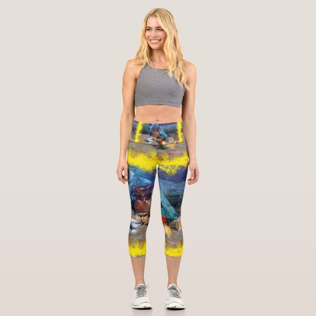 Spatula warder capri leggings (Front)