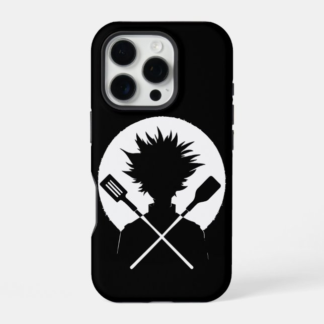 Spatulas Funny Cooking Wild Chef iPhone Case (Back)