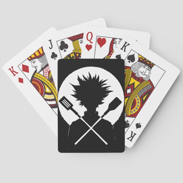 Spatulas Funny Cooking Wild Chef Playing Cards (Back)