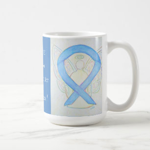 Spay/Neuter Pets Awareness Ribbon Angel Custom Mug
