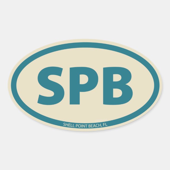 SPB Oval Oval Sticker (Front)