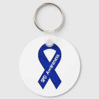 SPD Awareness Ribbon Keychain