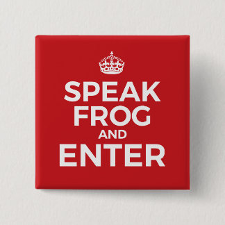 Speak Frog & Enter button