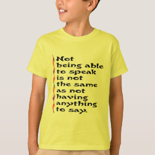 Speak Kids' Shirts