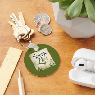 Speak Life Key Ring