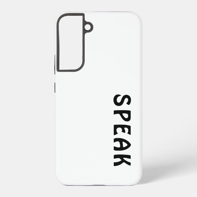 SPEAK  Logo Soft White    Samsung Galaxy S22+ Case (Back)