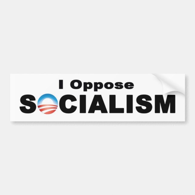 Speak Out Against Socialism Bumper Sticker (Front)