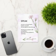 Speak - Self Love Empowerment Poem