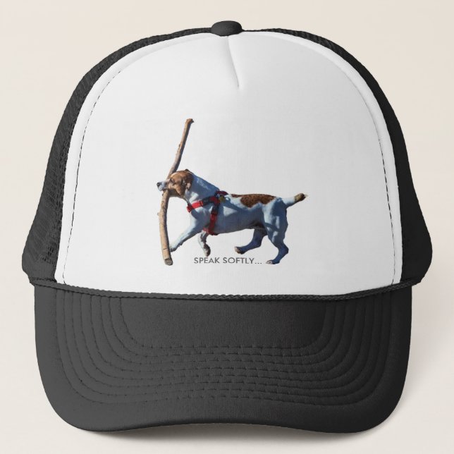 SPEAK SOFTLY TRUCKER HAT (Front)