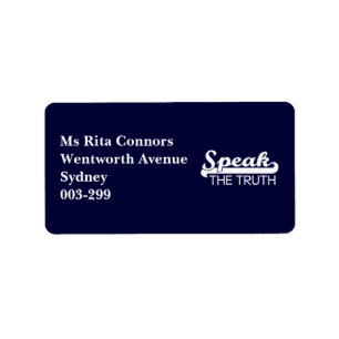 Speak The Truth Label