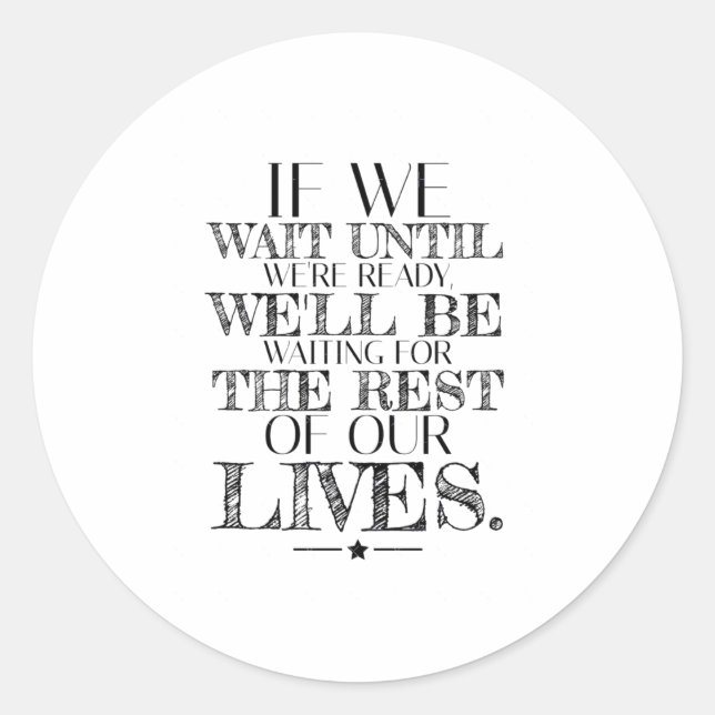 Speak Up About Things That Powerful Quote Sticker  (Front)