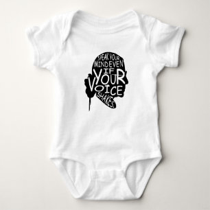 Speak Your Mind - Ruth Bader Ginsburg Baby Bodysuit