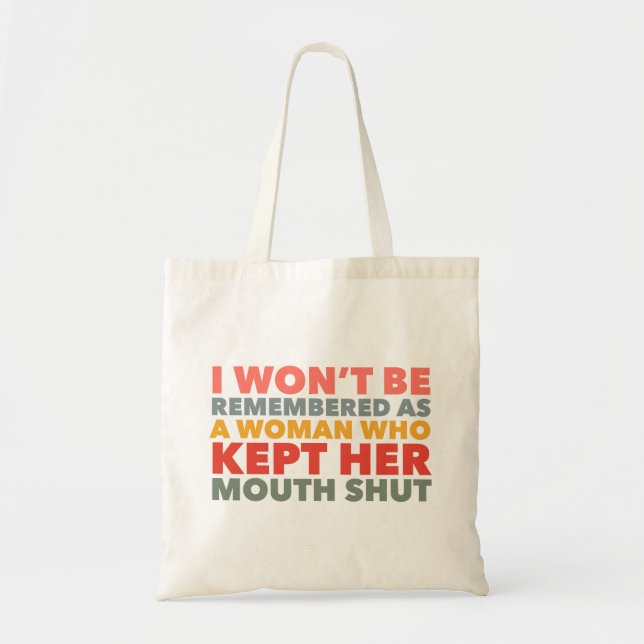 Speak Your Truth Statement  Tote Bag (Front)