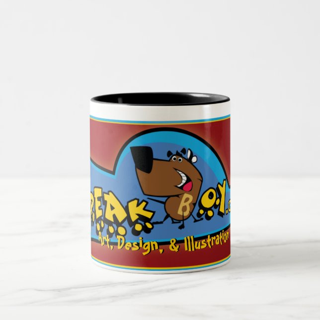 speakboy.com, Art, Design, & Illustration, Two-Tone Coffee Mug (Center)