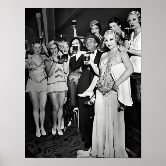 SPEAKEASY LADIES NIGHT - PROHIBITION POSTER (Front)