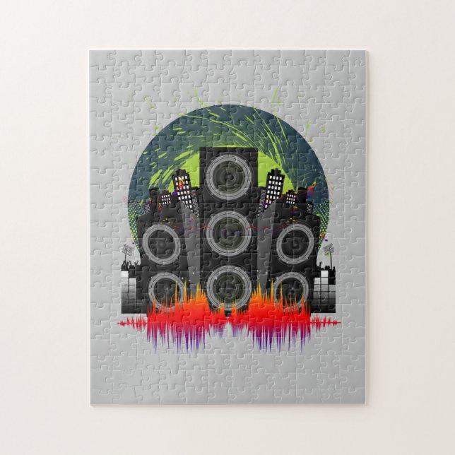 Speaker Blast Jigsaw Puzzle (Vertical)