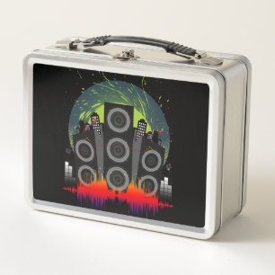 Speaker Blast  Metal Lunch Box