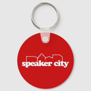 Speaker City old school Key Ring