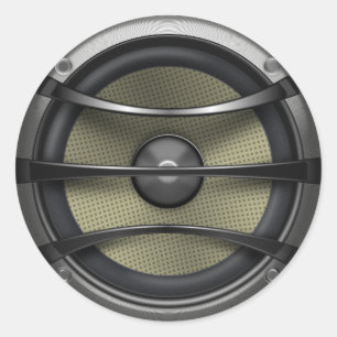 Speaker Classic Round Sticker