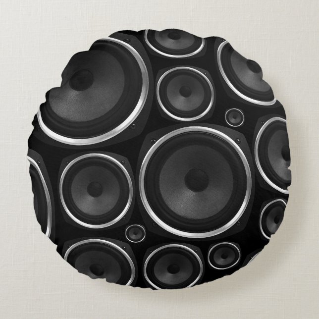 Speaker Pillows for the Audiophile (Front)
