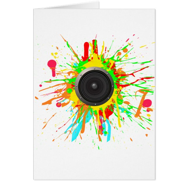 Speaker Splatter - DJ Music Disc Jockey Audio (Front)