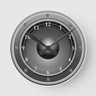 Speaker wall clock