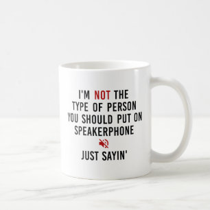 Speakerphone Coffee Mug