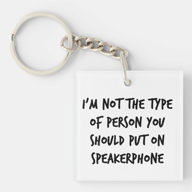 Speakerphone Key Ring (Front)