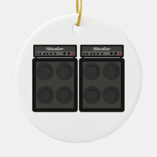 Speakers Ceramic Ornament