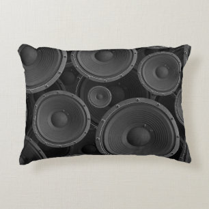 Speakers: Continuous Texture Seamless Pattern. Decorative Cushion