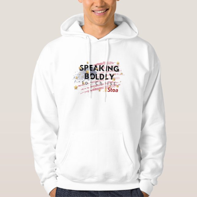 Speaking Boldly Flag Hoodie (Front)