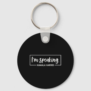 Speaking Harris Waltz 2024 Election Kamala Harris Key Ring