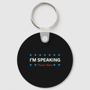 Speaking Kamala Harris Key Ring