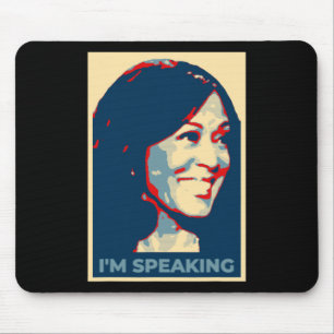 Speaking Kamala Harris Quote Vp Debate 2020 Poster Mouse Pad