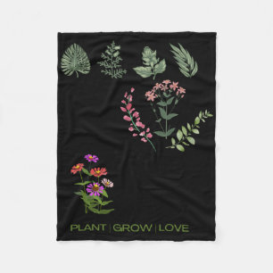 Speaking Kindly Sticker Fleece Blanket