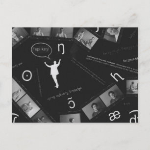 Speaking Photogram Postcard