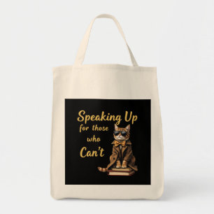 Speaking Up for Those Who Can't Advocacy design Tote Bag