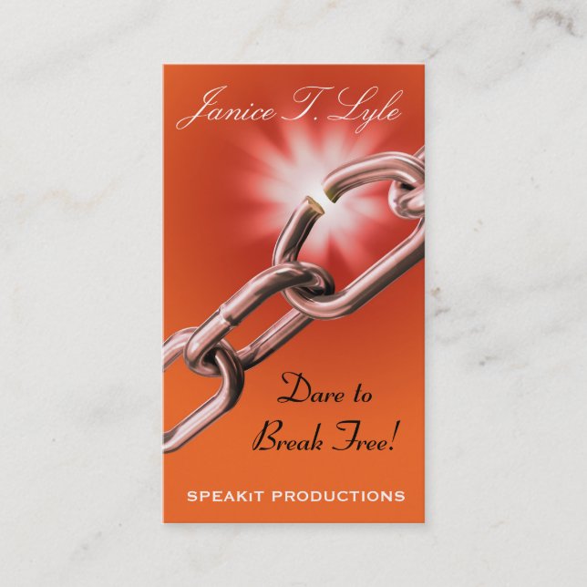 SPEAKiT PRODUCTIONS Business Card (Front)