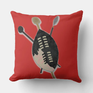 Spear and Shield Cushion