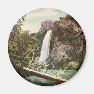 Spearfish Falls, South Dakota rare Photochrom Magnet