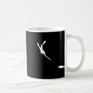 Spearfishing Freediver Fish Hunting Tee  Coffee Mug