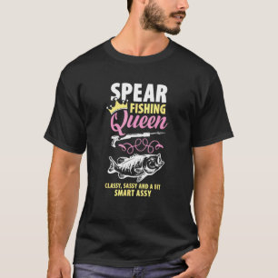 Spearfishing Queen Fisherman Spearfishing Fishing T-Shirt